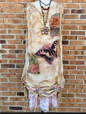 NEW A Rare Bird Moonglow Butterfly Dress